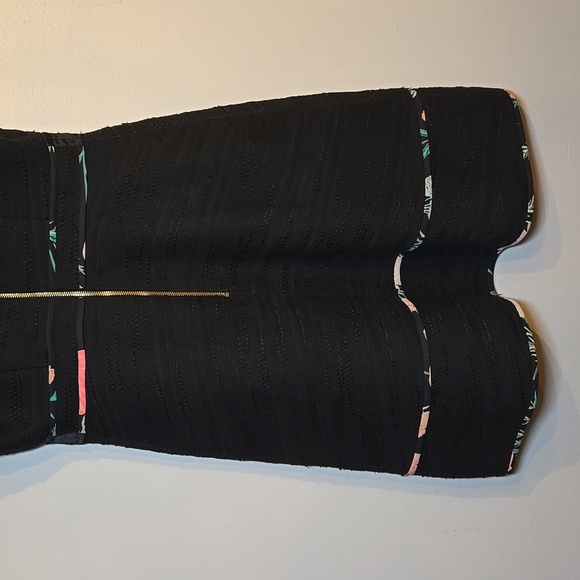 Kate Spade Cotton The Blossom Trimmed Tweed Lined Fit And Flare Mini Dress - Picture 9 of 14